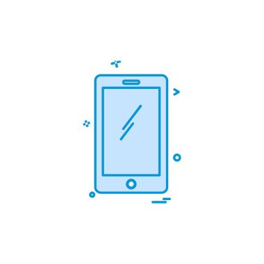 Akıllı telefon simge tasarlamak vektör 