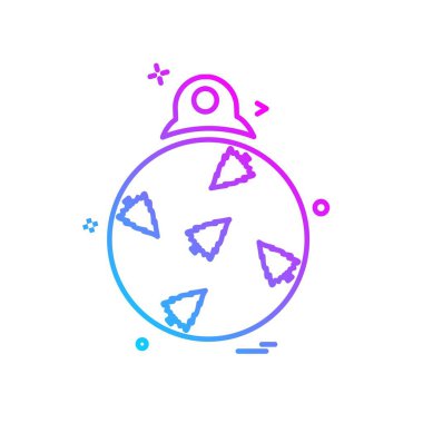 Noel top simge tasarlamak vektör