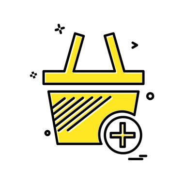 Alışveriş simge tasarlamak vektör 