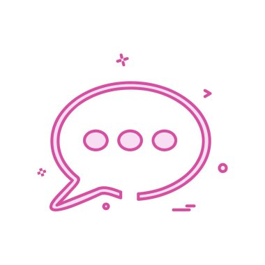 İleti simge tasarlamak vektör