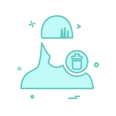 Kadın simge tasarlamak vektör