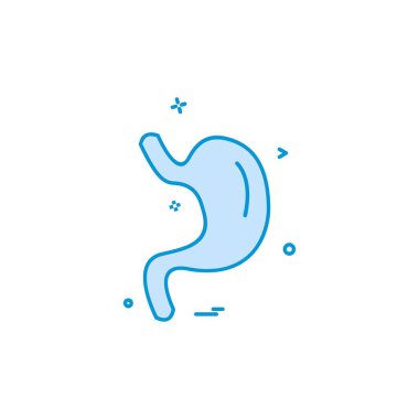 Karaciğer simgesi tasarım vektörü