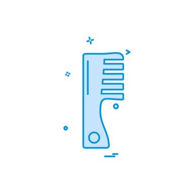 Tarak simge tasarlamak vektör