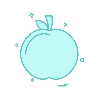 Meyve simgesi tasarım vektörü 