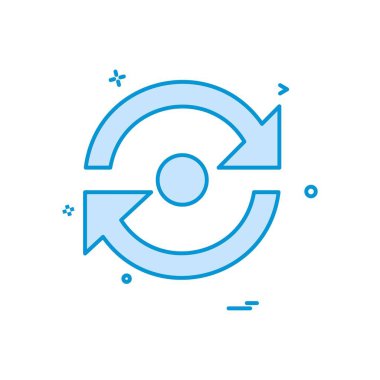 REfresh icon design vector \