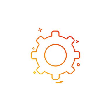 Simge tasarım vektörü ayarlanıyor 