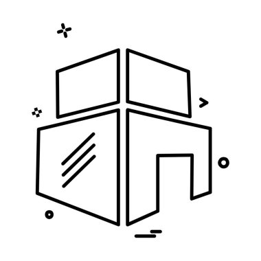 Emlak simge tasarlamak vektör