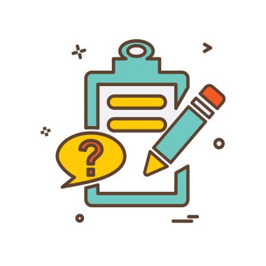 Eğitim simge tasarlamak vektör