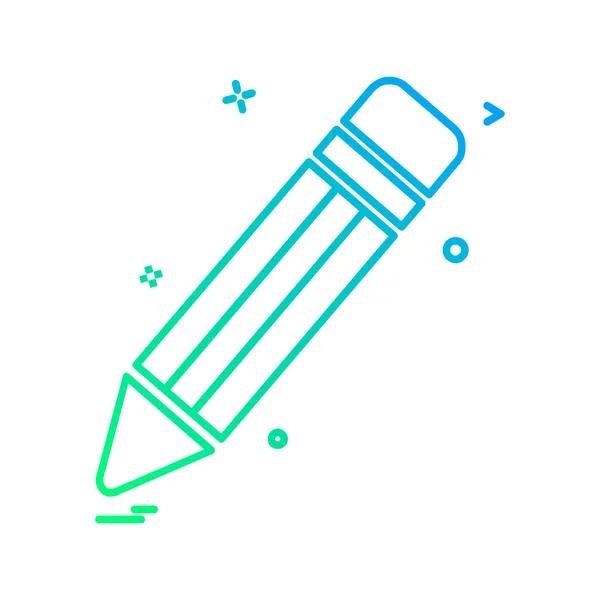 Designvektor Für Bleistift Symbole — Stockvektor