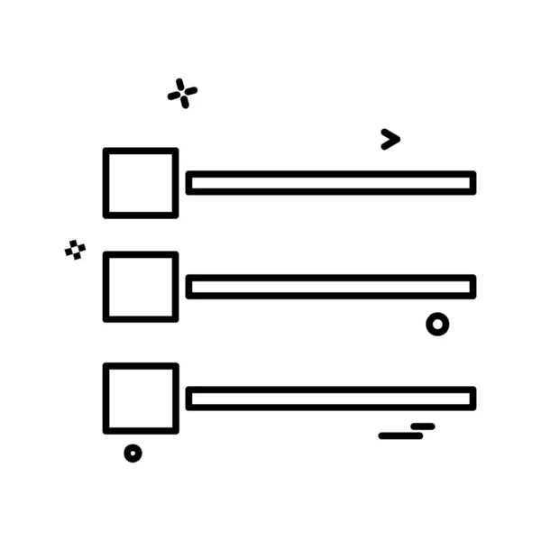 Benutzeroberfläche Icon Design Vektor — Stockvektor