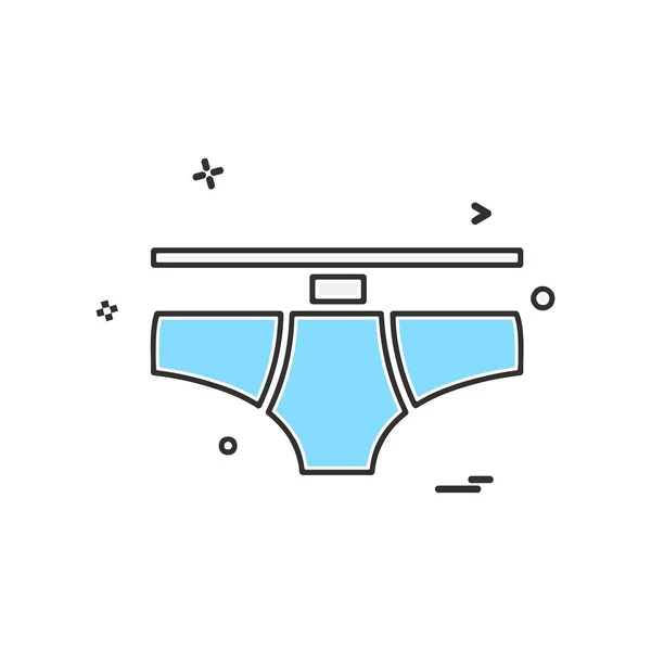 Swimming Icon Design Vector Illustration — Stock Vector