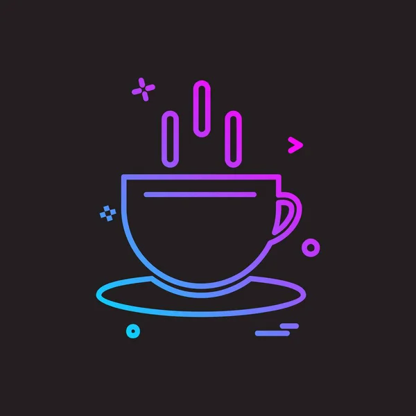 Drink Icon Design Bunte Vektorillustration — Stockvektor