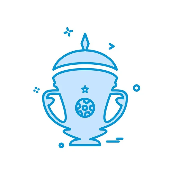 Trophy Pictogram Ontwerp Vector — Stockvector