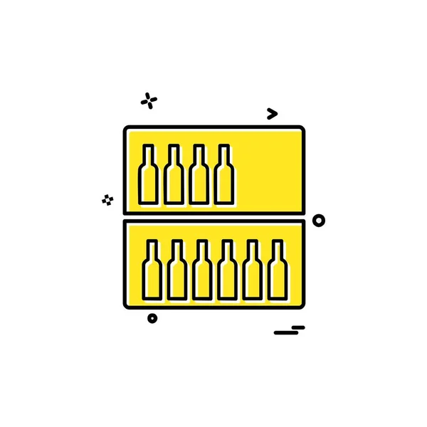 Trinken Symbol Design Vektor — Stockvektor