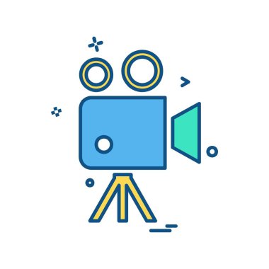 Medya simge vektör beyaz arka plan üzerinde