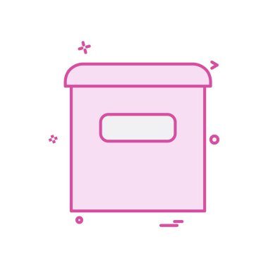 E-posta simgesi tasarım, renkli vektör çizim