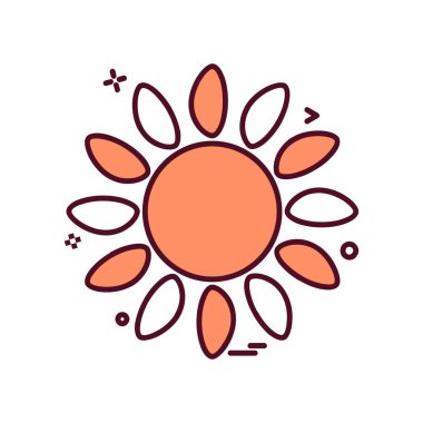 Sadece simge vektör üzerinde beyaz baclground hava