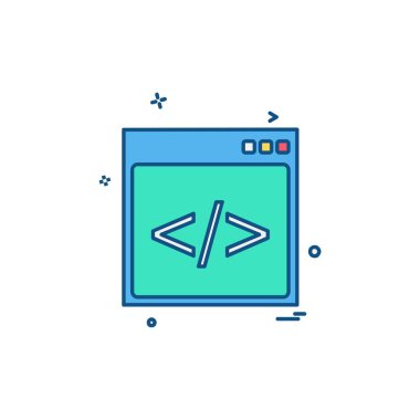 Web yerleşim simgesi tasarım vektörü
