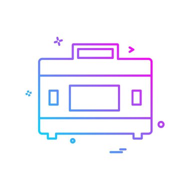 Çanta simge tasarlamak vektör