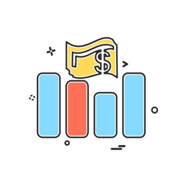 Grafik simge vektör beyaz arka plan üzerinde