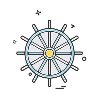 Vites simgesi tasarım vektörü 