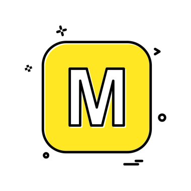 İngilizce alfabe simge tasarlamak vektör 