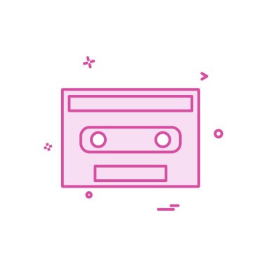 Medya simge vektör beyaz arka plan üzerinde