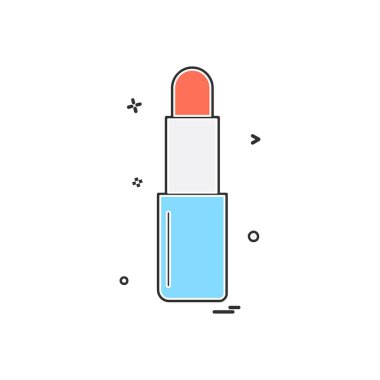 Ruj düz simge vektör çizim 