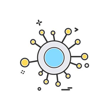 Simge tasarım vektörünü paylaş