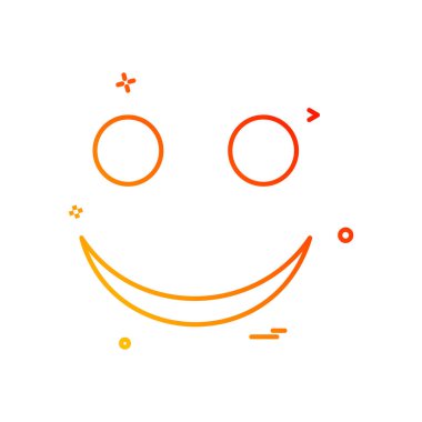 Gülen simge tasarlamak vektör