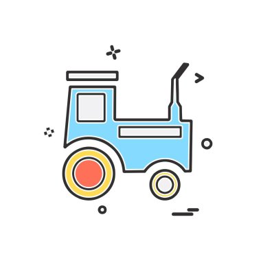 Kamyon simgesi tasarım vektörü