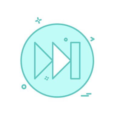 Ok simgesi tasarım vektörü