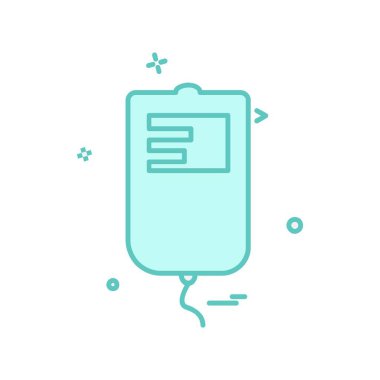 Tıbbi simge tasarım, renkli vektör çizim