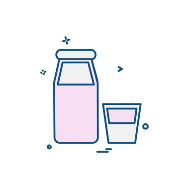 Gıda simgesi tasarım vektörü