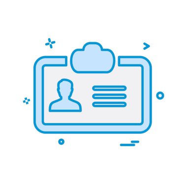 Profil simgesi tasarım vektörü