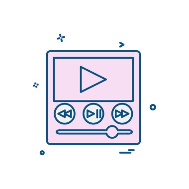 Ortam ve Kamera simgesi tasarım vektörü 