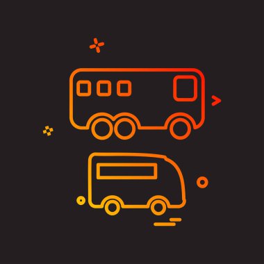 Seyahat simgesi tasarım vektörü 