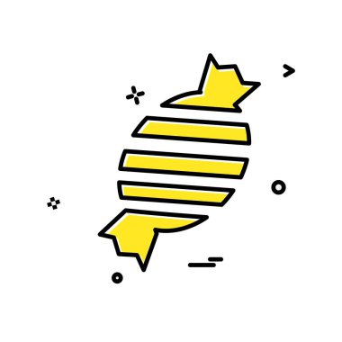 Şekerleme simge tasarlamak vektör