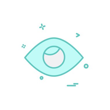 göz simgesi tasarım vektörü