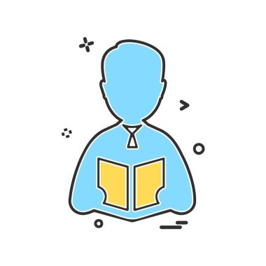 Avatar simge tasarlamak vektör