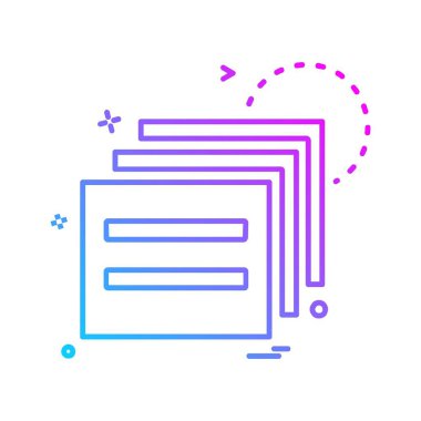 İş simgesi tasarım vektörü