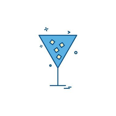 Cam simge tasarım vektörü 