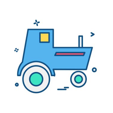 Kamyon simgesi tasarım vektörü