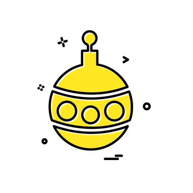 Noel simgesi tasarım vektörü