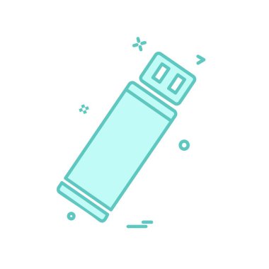 Usb simge tasarım vektörü