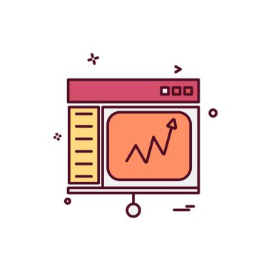 İş simgesi tasarım vektörü