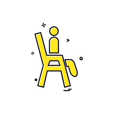 Plaj simgesi tasarım vektörü