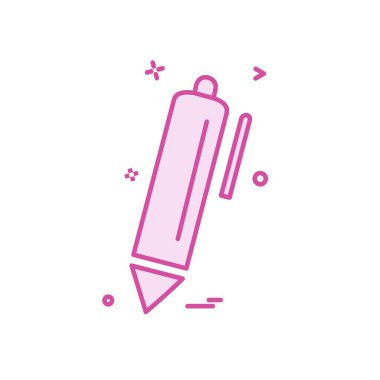 Kalem simge tasarlamak vektör