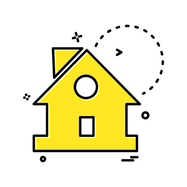 Emlak simge tasarlamak vektör