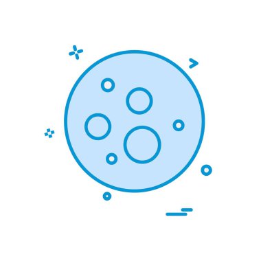 Bakteri simge tasarlamak vektör